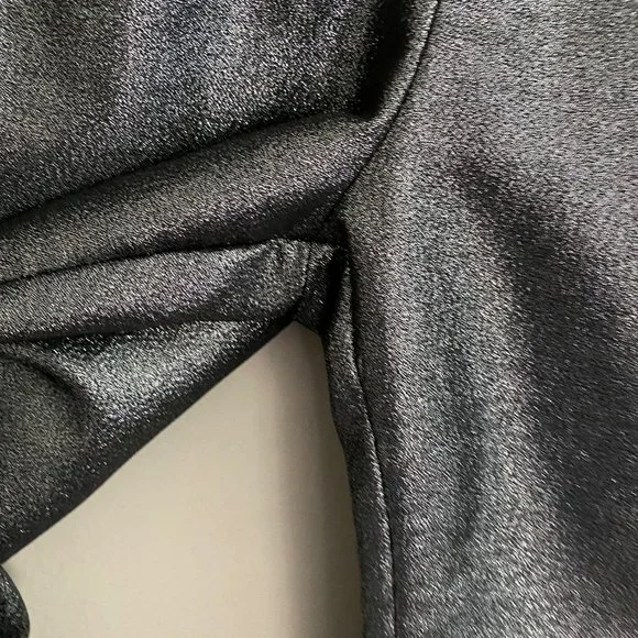 House of CB Jas Silver Kick Flare Trouser - Picture 8 of 14